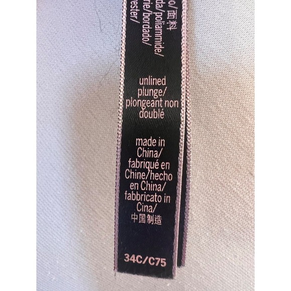 Victoria's Secret Pink Lace Bra 34C - Picture 6 of 8